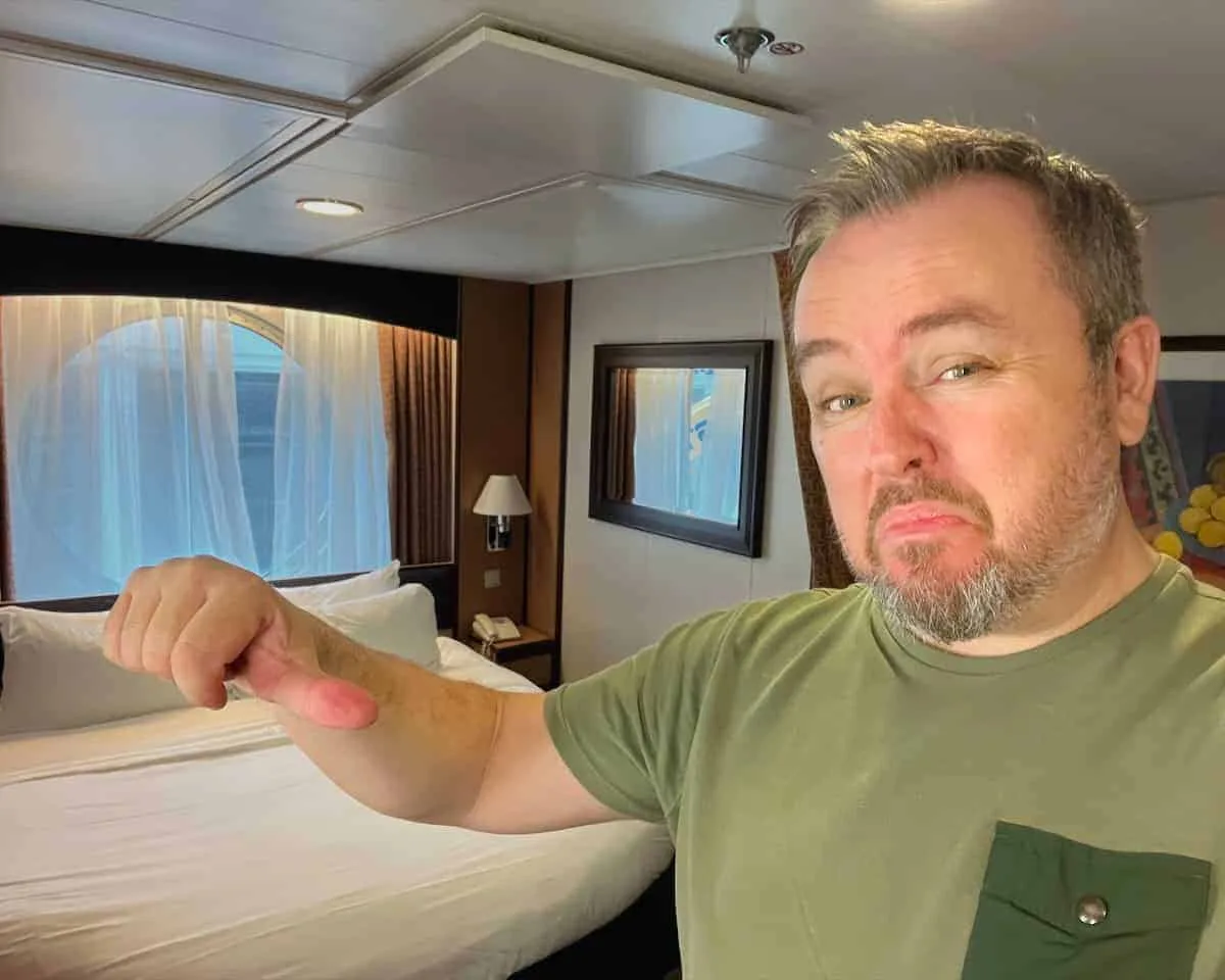 Brilliance of the Seas Ocean View Room Full Tour (Royal Caribbean)