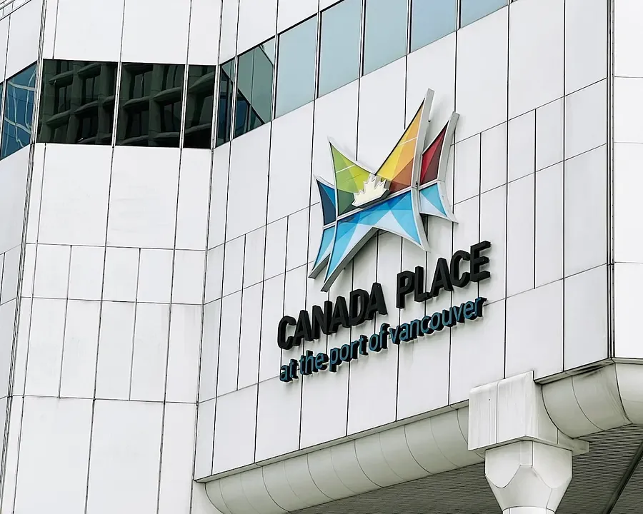 A sign reading Canada Place in Vancouver