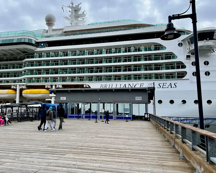 The Brilliance of the Seas at Juneau Alaska