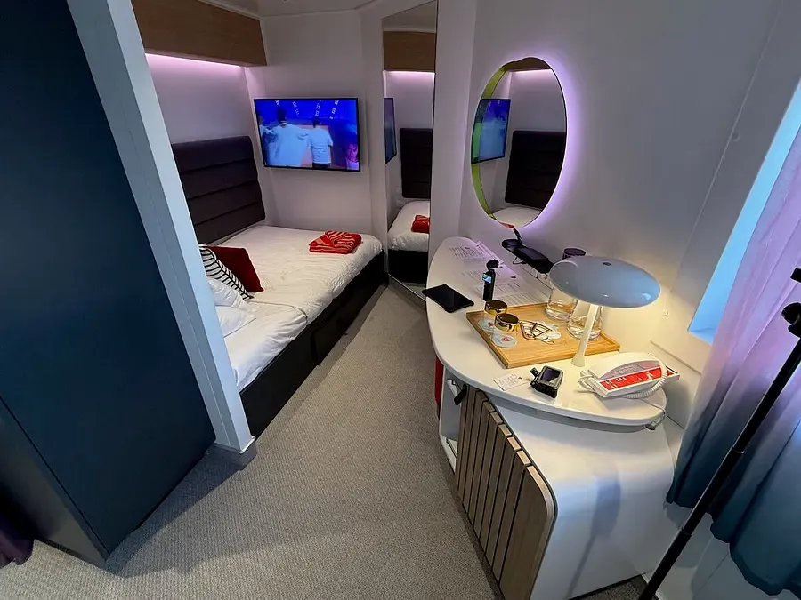 Solo Oceanview on the Scarlet Lady, Virgin Voyages