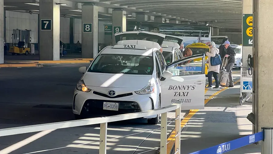 The taxi line at YVR