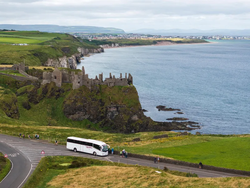 Dunluce Castle ruins on the Antrim coast. Photo: Richard Watson / Copyright: Tourism Ireland