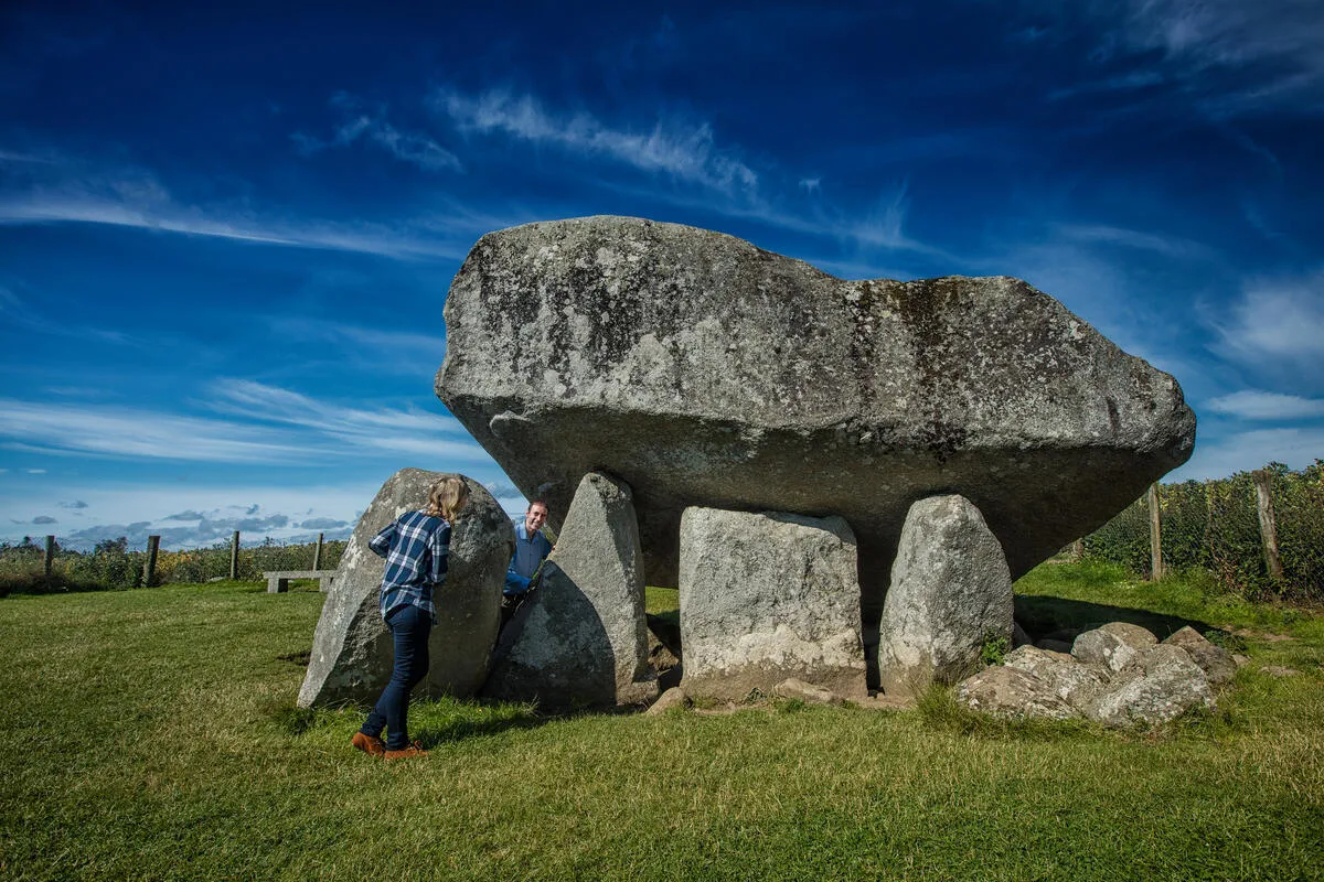 Browne's Hill Dolmen, County Carlow. Copyright: Brian Morrison for Tourism Ireland
