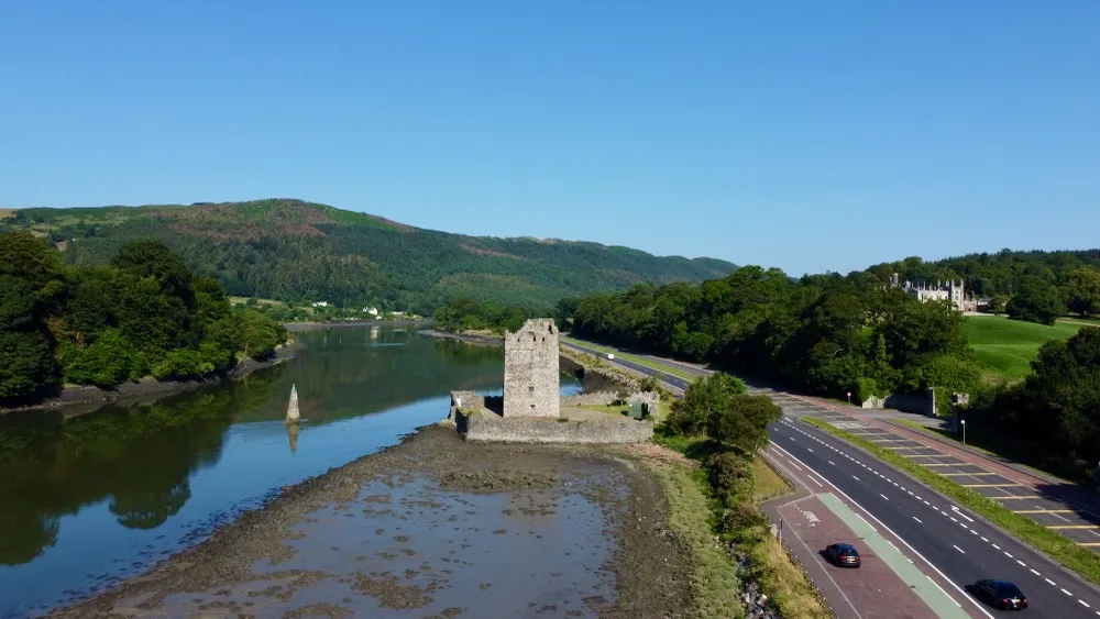 Mourne Mountains and Newcastle beach, County Down. Photo: Patrick Hughes