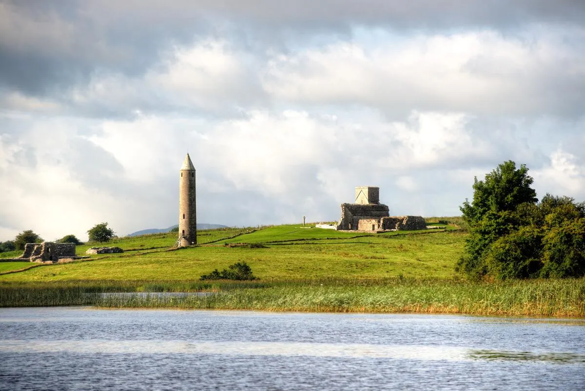 Devenish Island and round tower on Lower Lough Erne. Photo: Tourism Ireland