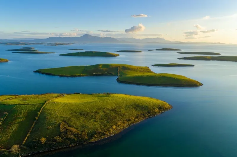 Aerial view of Clew Bay, County Mayo. Credit: Gareth McCormack