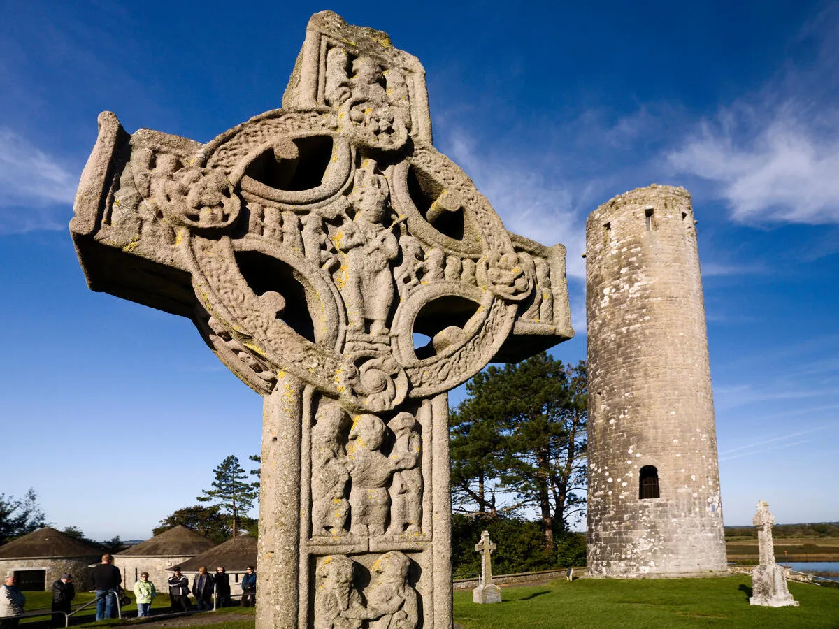 Clonmacnoise monastic site on the River Shannon. Photo: Chris Hill Photographic