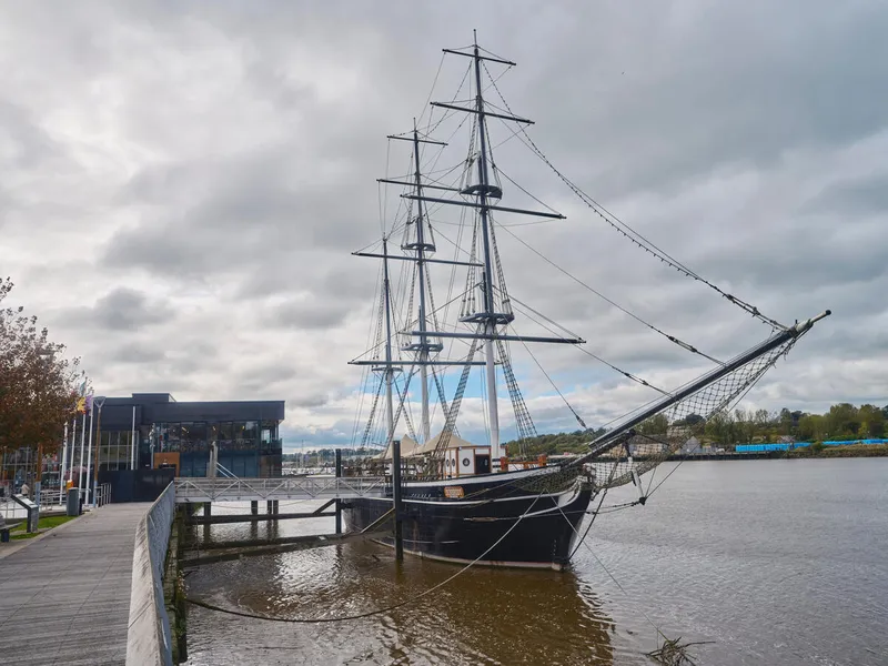 Dunbrody Famine Ship, New Ross, County Wexford. Copyright: Failte Ireland