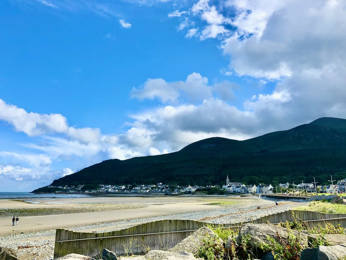 Newcastle beach and the Mourne Mountains, County Down. Photo: Patrick Hughes