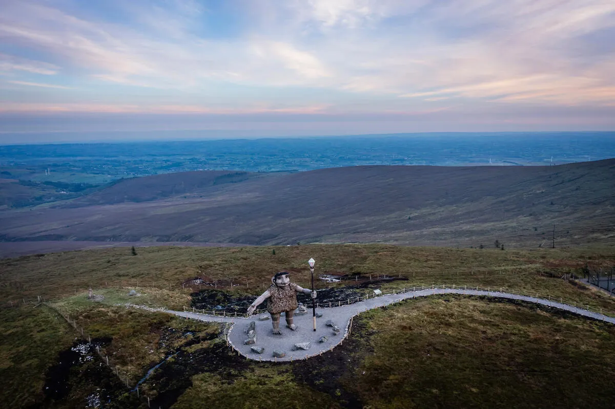 Darach The Guardian sculpture, Gortin Glen Forest Park, County Tyrone