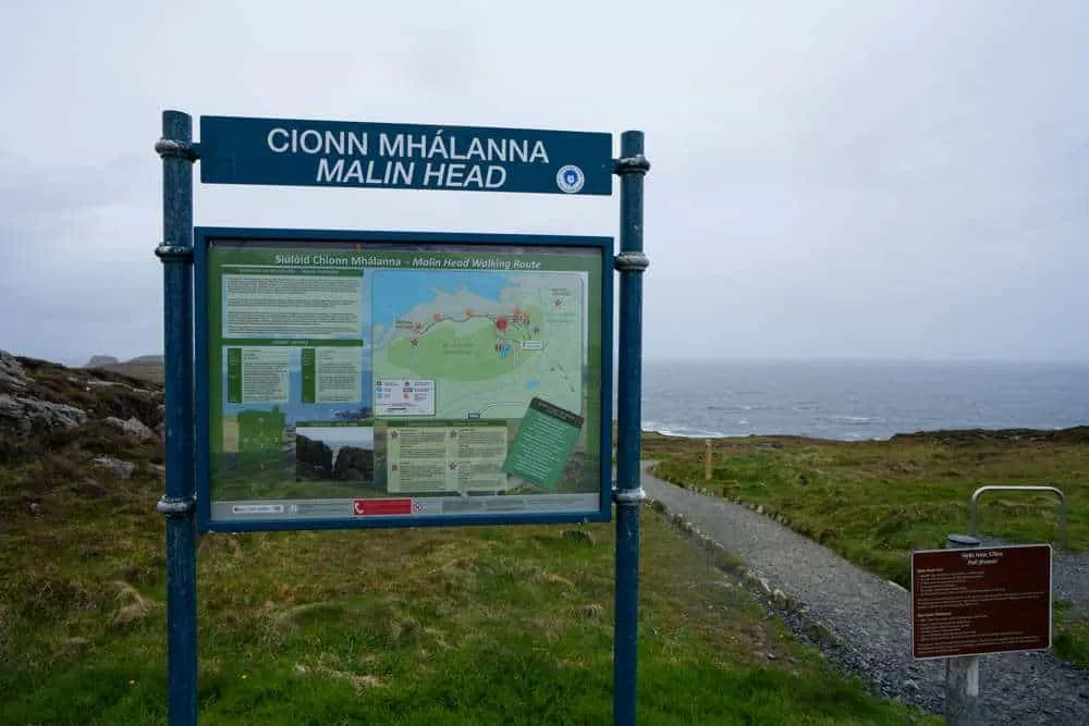 Infographic about Malin Head 