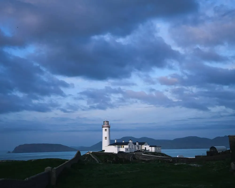 Fanad Head Lighthouse at dusk