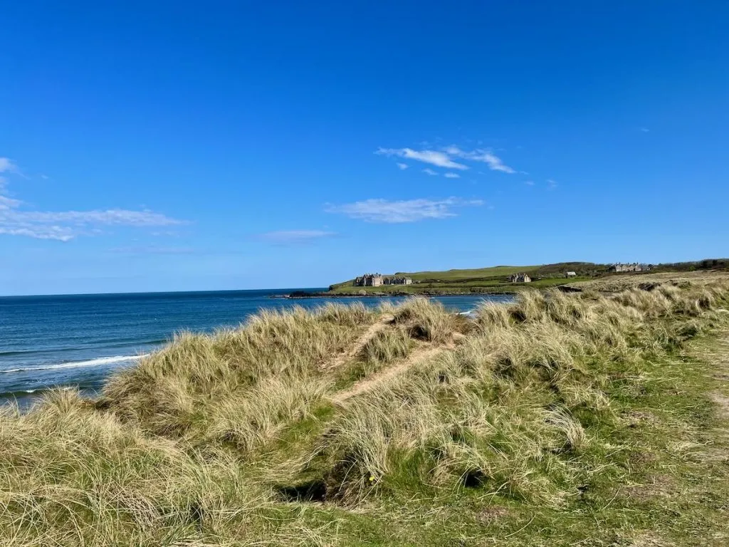 A view along the Causeway Coast in Northern Ireland 