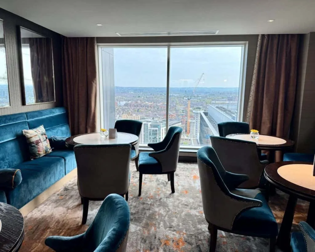 View across Belfast from the Grand Central Hotel