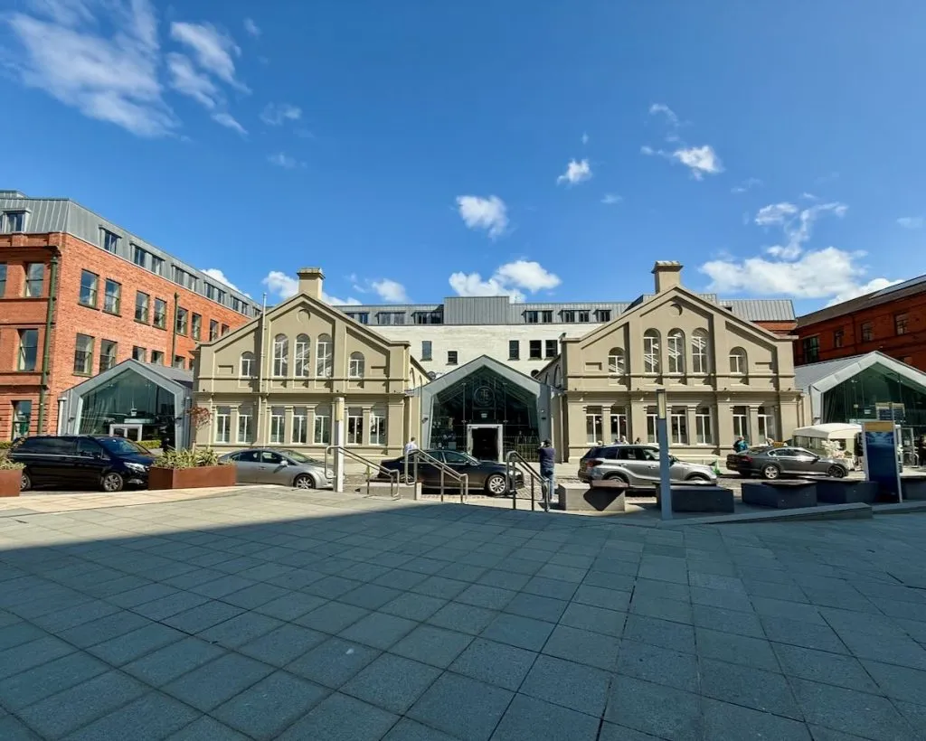 Front of the Titanic Hotel Belfast