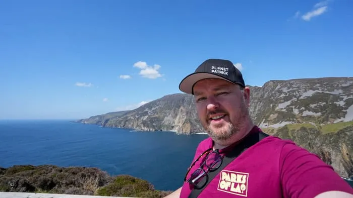Patrick Hughes at Sliabh Liag 