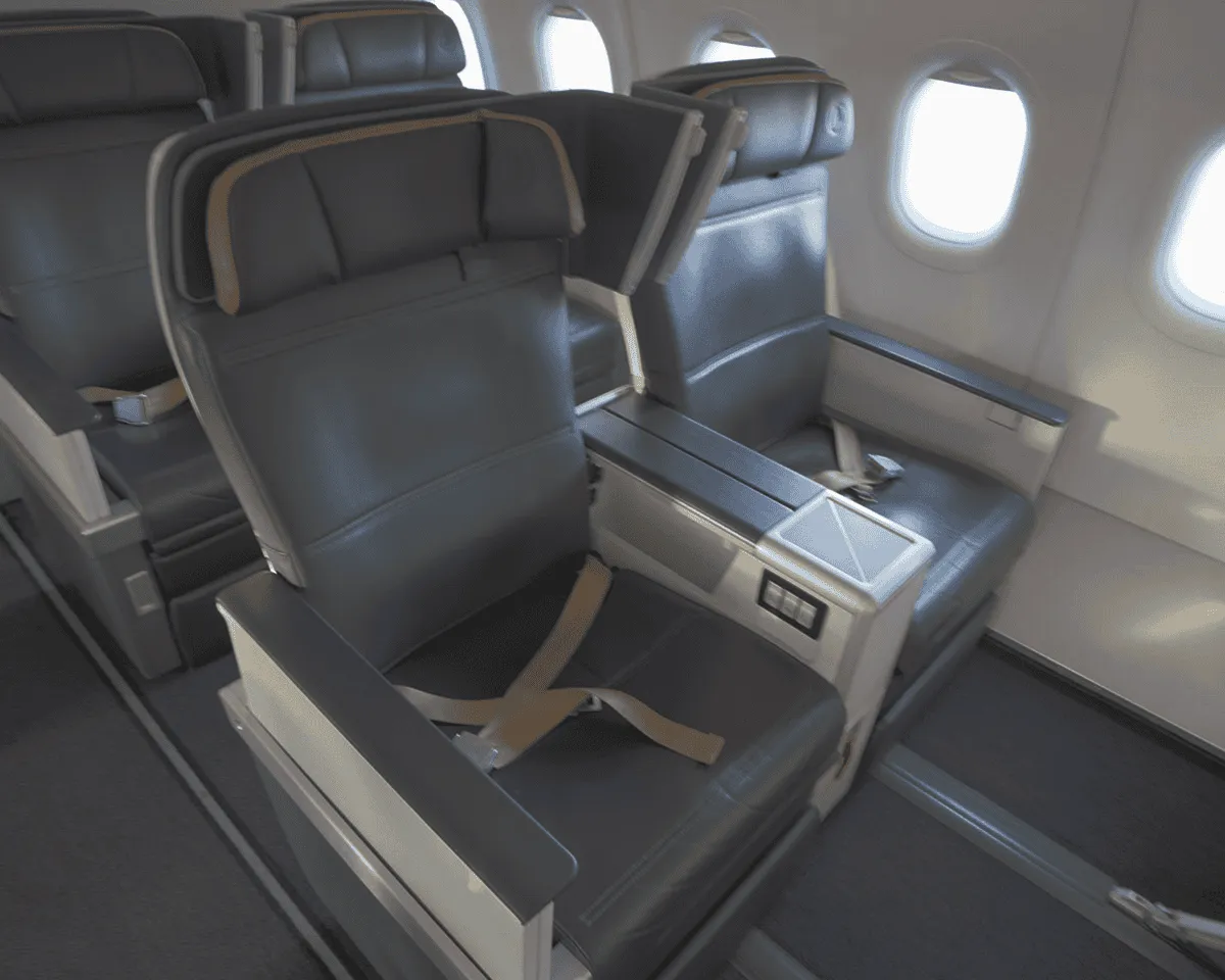 Turkish Airlines business class seats