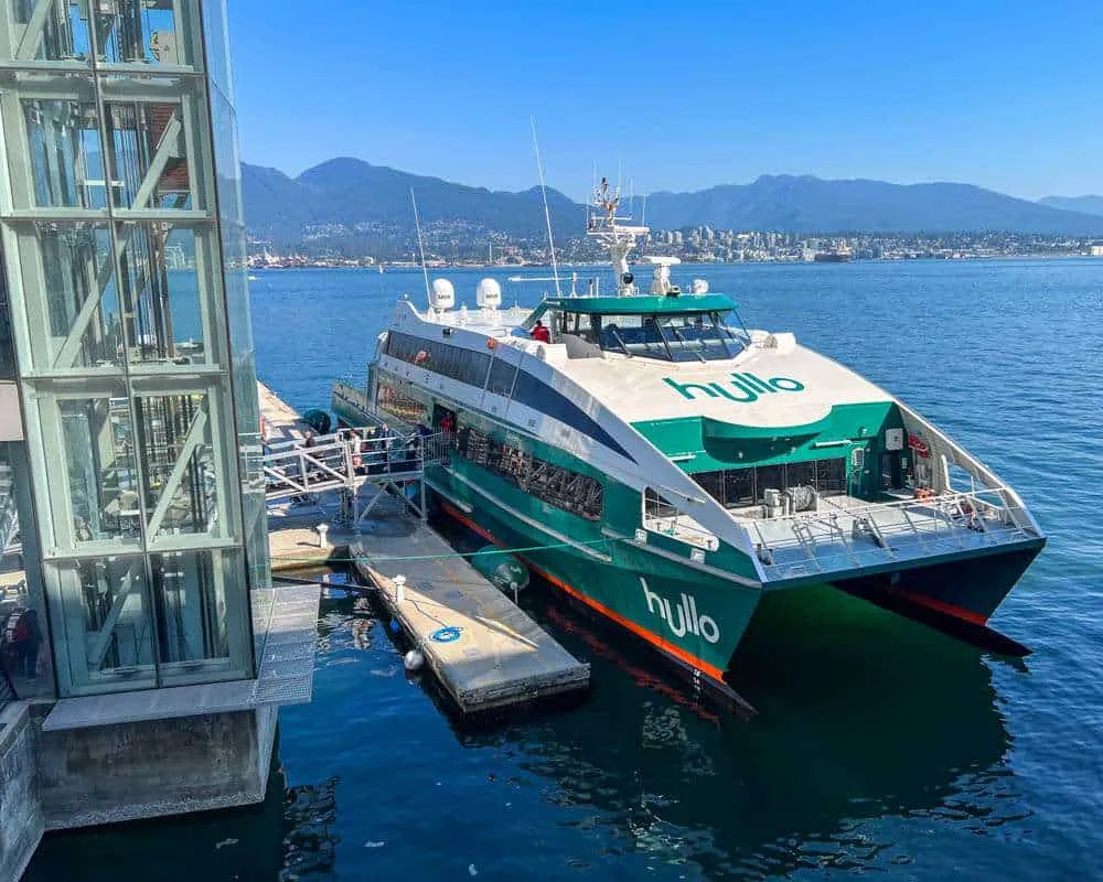 Vancouver to Nanaimo ferry