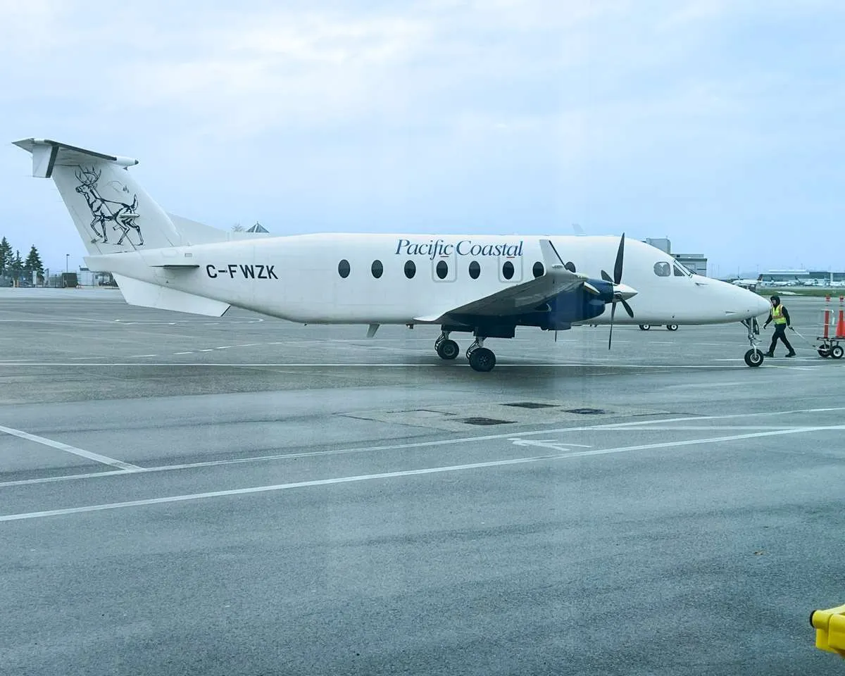 Pacific Coastal Airlines from Vancouver to Comox