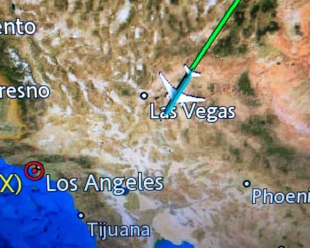 Aer Lingus moving map  