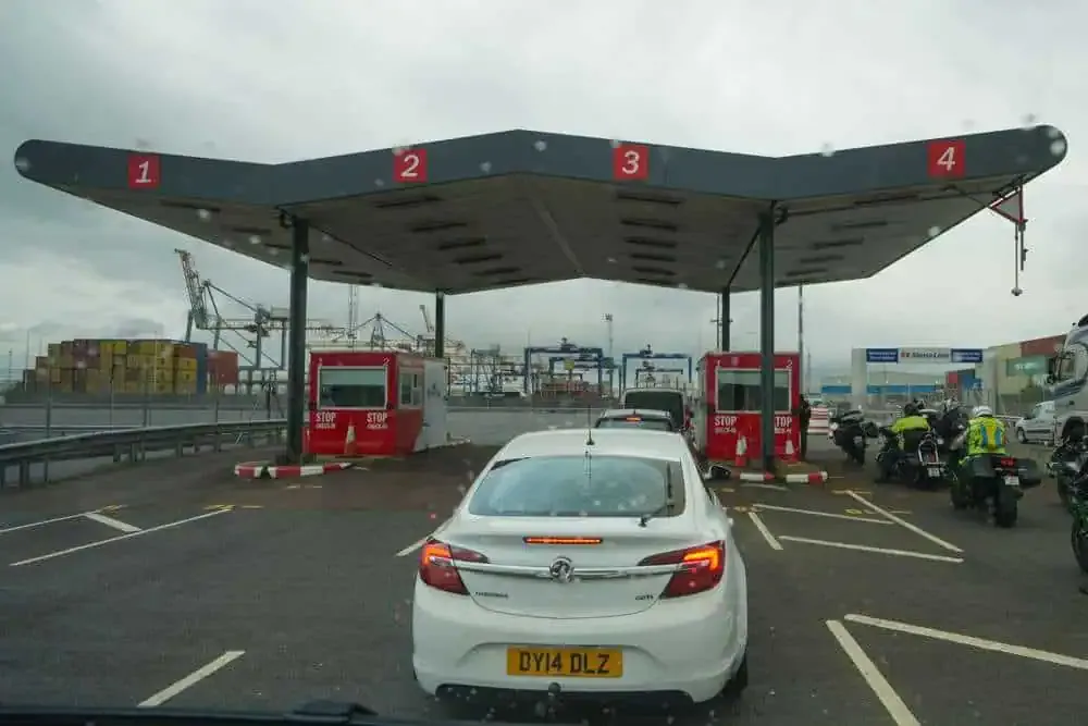 Check-in for Stena Superfast at Belfast Port 