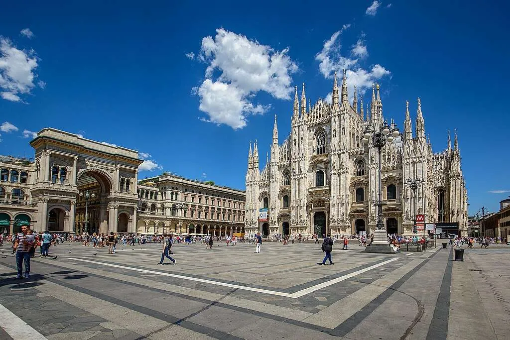 The Duomo in central Milan