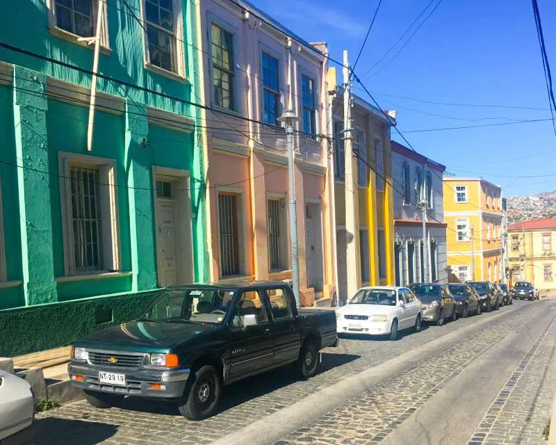 Colourful houses in Valparaiso