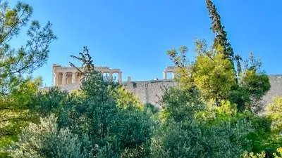 The Acropolis from the street