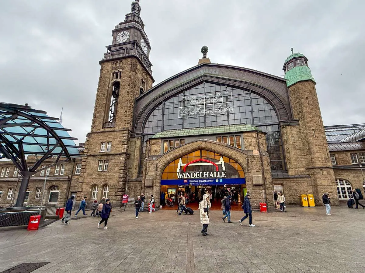 Exterior of Hamburg Station