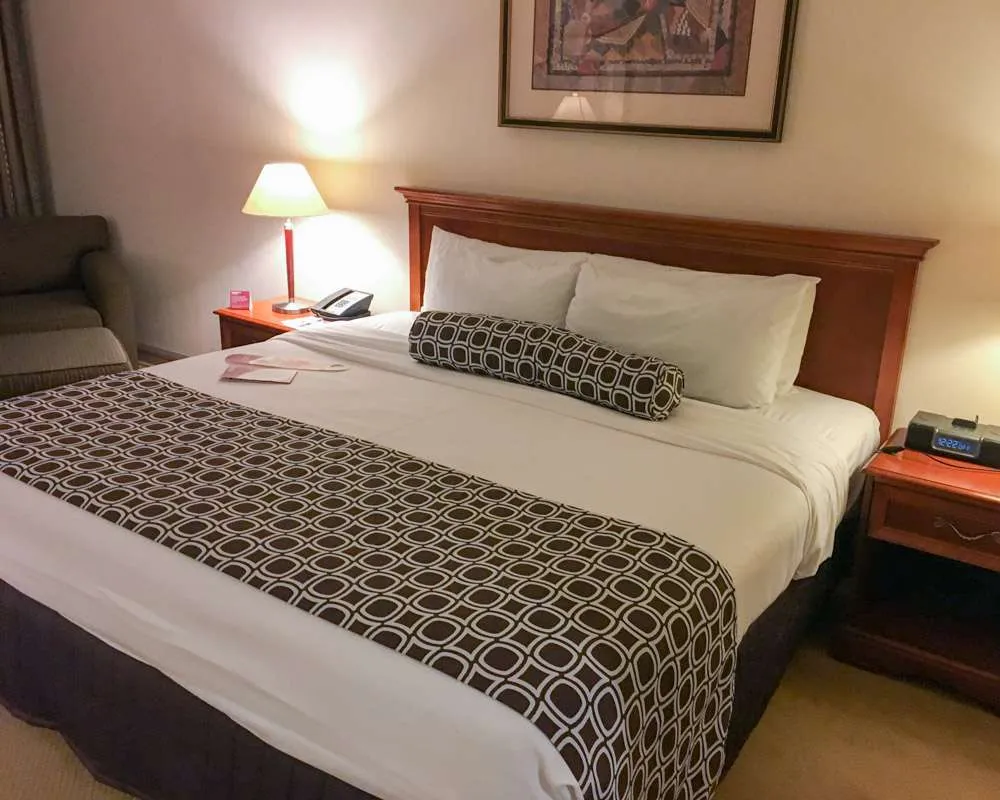 Hotel Plaza San Francisco bedroom, Santiago