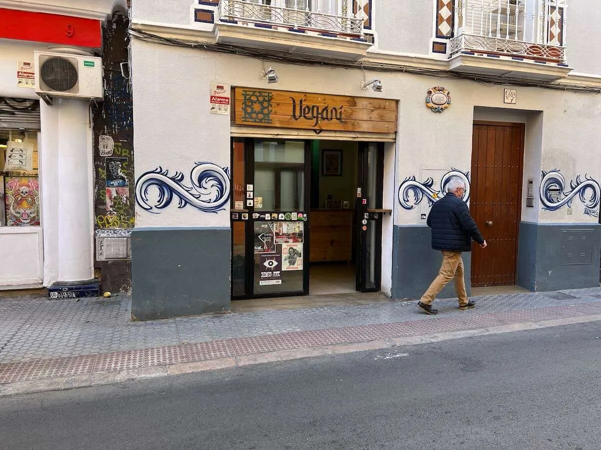 Vegan cafe in Seville
