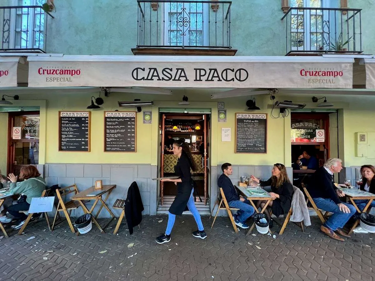 A tapas restaurant in Seville