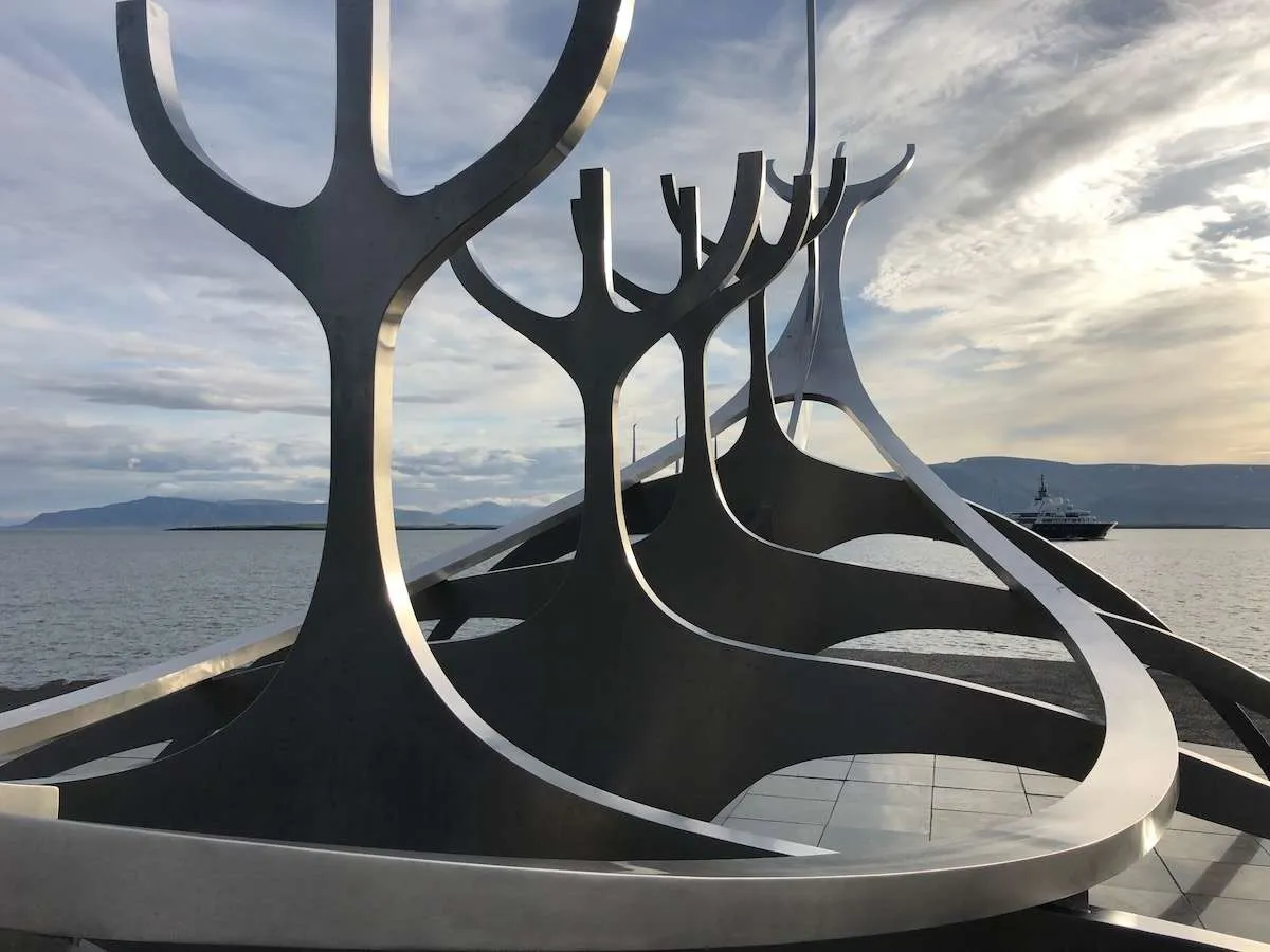 © Patrick Hughes -  Sólfar, known as The Sun Voyager