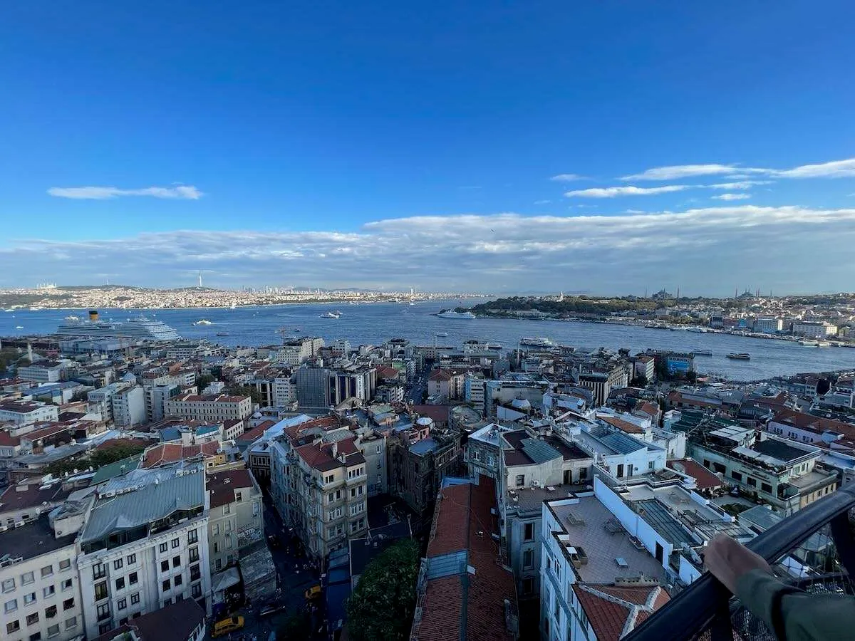 View across Istanbul from the Galata Tower