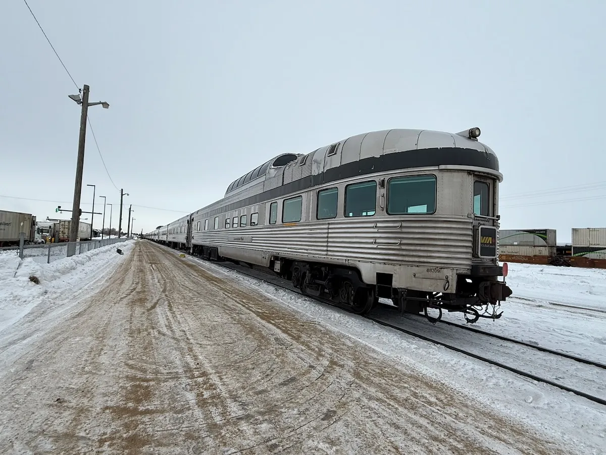 The Canadian at Saskatoon en route to Toronto