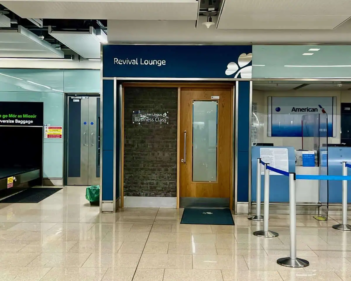 Aer Lingus Revival Lounge at Dublin Airport