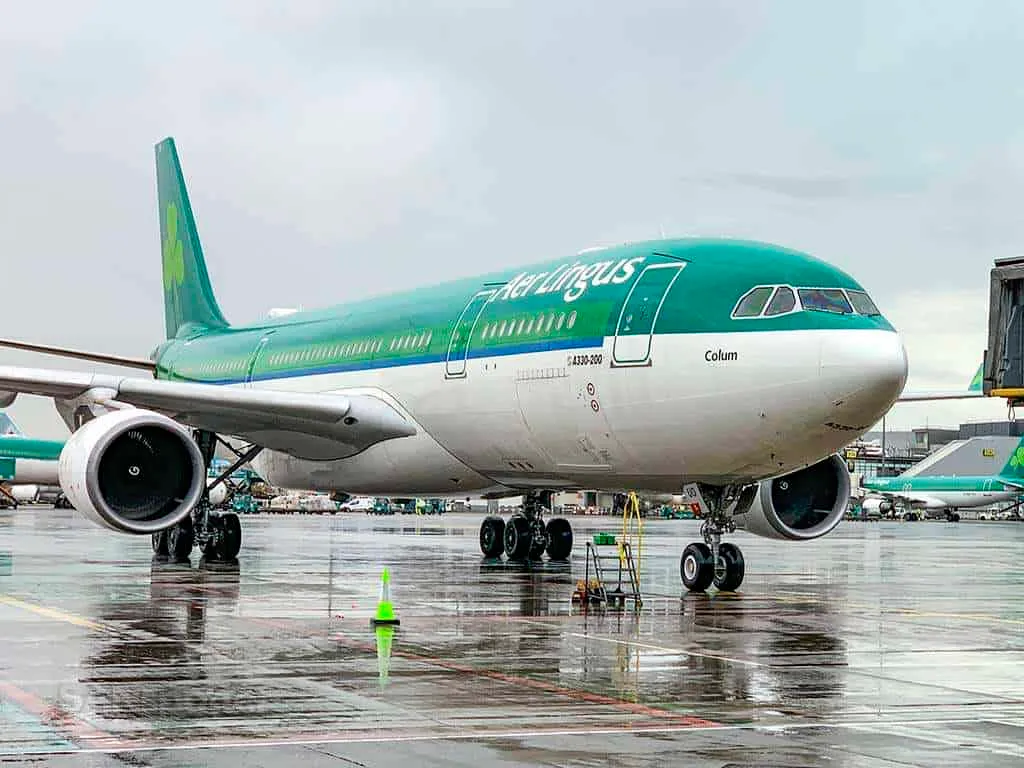 Aer Lingus A330 Business Class cabin