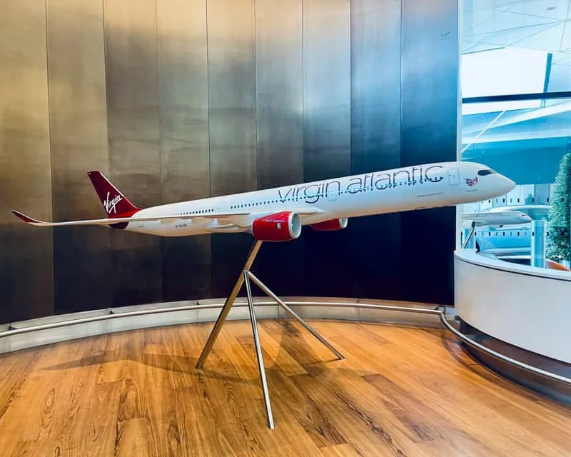 Virgin Atlantic Clubhouse interior at London Heathrow