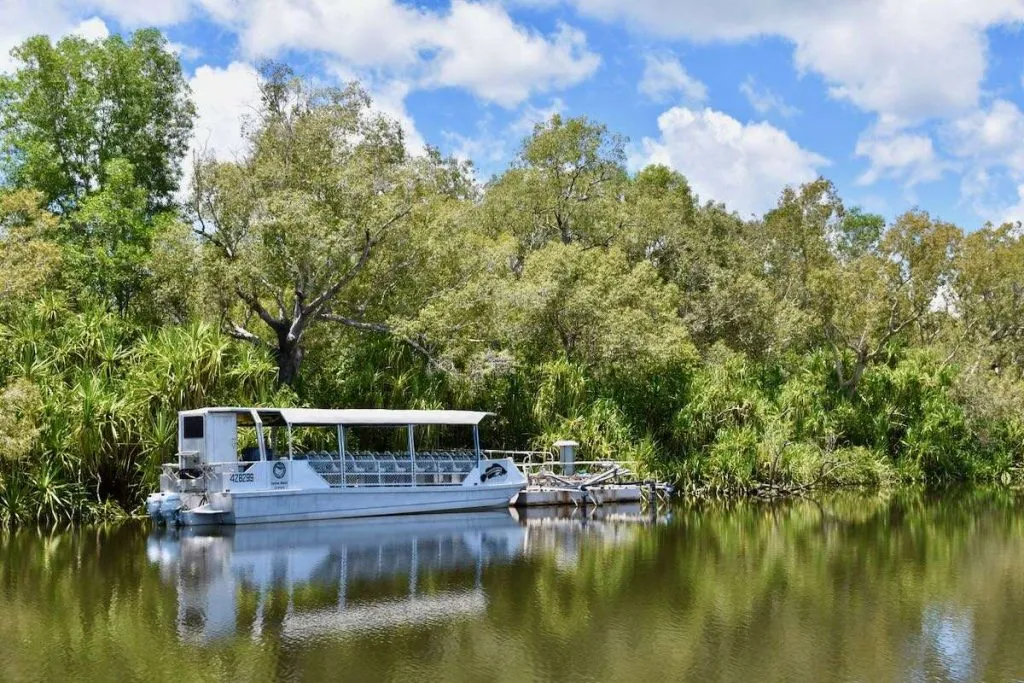 A cruise boat at Kakadu Yellow Waters, Australia 