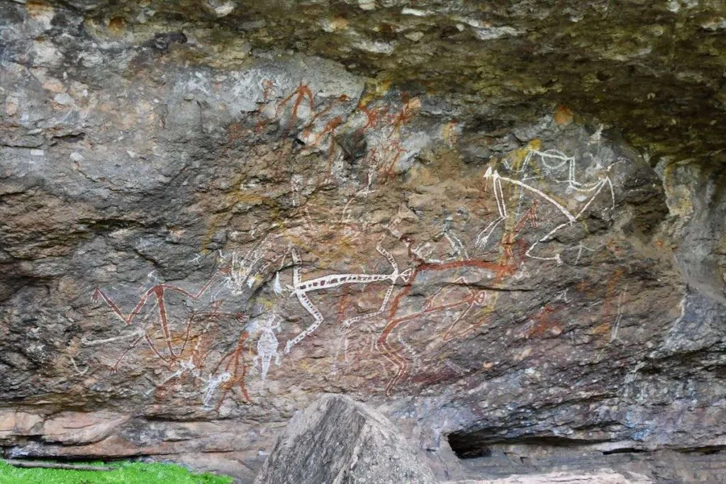 Beautiful artwork at Nourlangie 